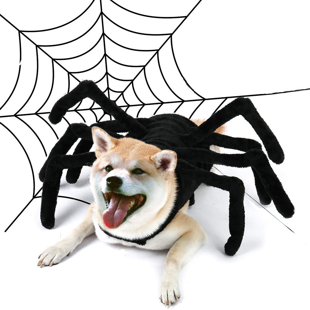 Pet Halloween Funny Spider Chest Back Creative Cat Dog Small Dog
