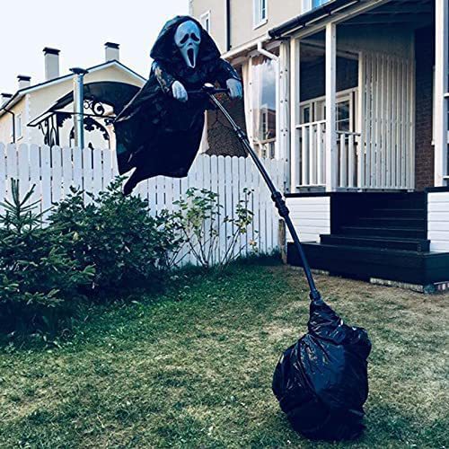 Halloween Decoration Tricky Props Skull Screaming Scarecrow Home