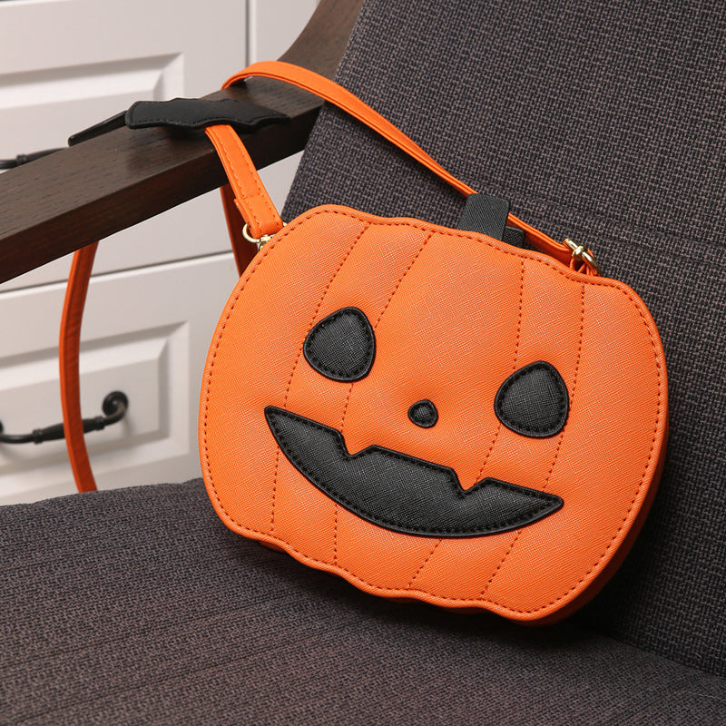 Halloween Bags Funny Pumpkin Cartoon Shoulder Crossbody Bag