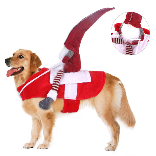 Pet Christmas Riding Transformation Costume Pet Products Costume