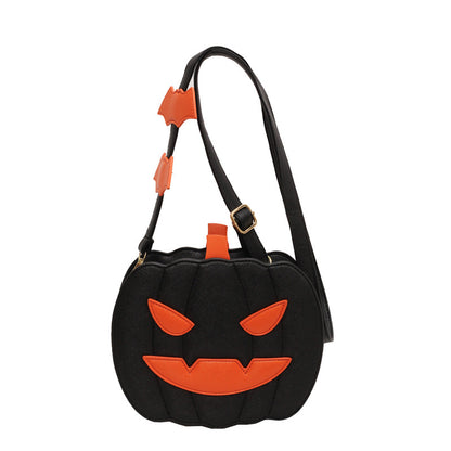 Halloween Bags Funny Pumpkin Cartoon Shoulder Crossbody Bag