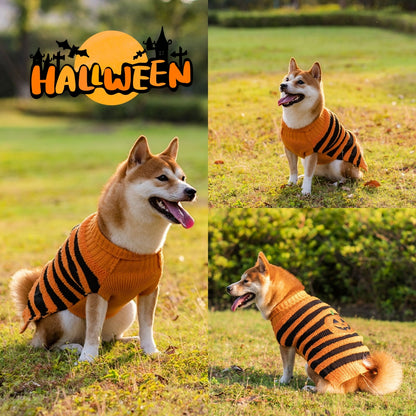 Halloween Dog Sweaters Pet Costume Teddy Warm Leisure Sweater Cosplay