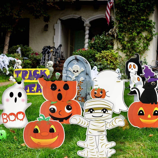 Halloween Cartoon Garden Decoration Card Door Listing