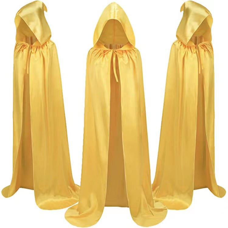 Halloween Cloak Costumes Wizard Cloak For Children Hooded Capes Mantle