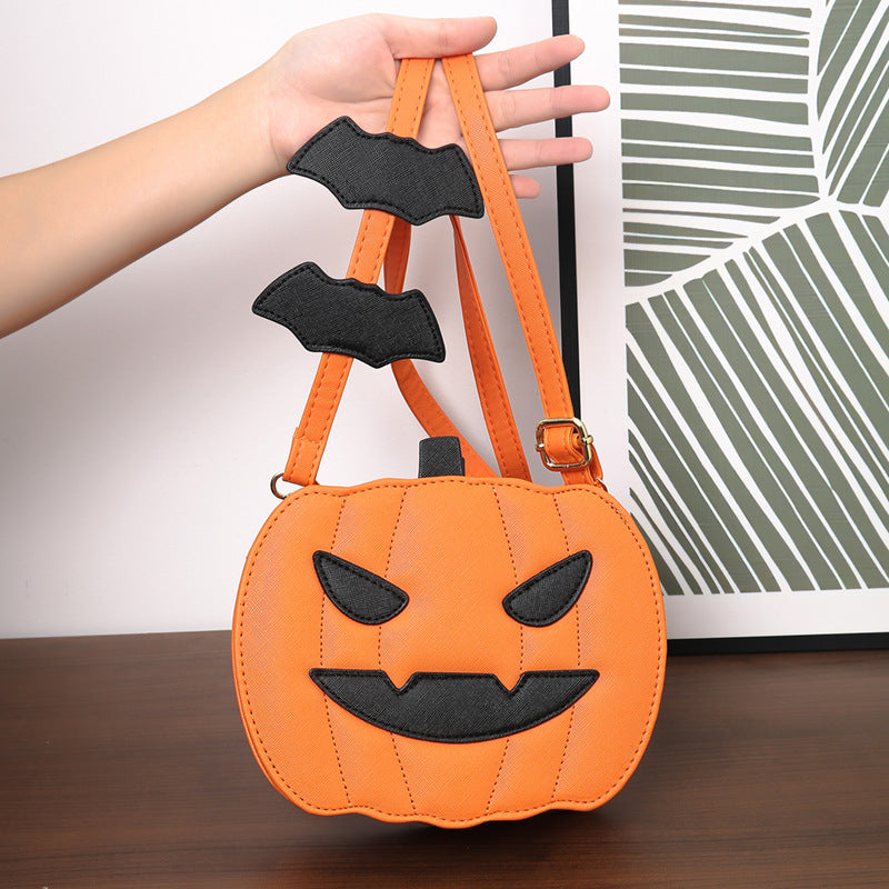 Halloween Bags Funny Pumpkin Cartoon Shoulder Crossbody Bag