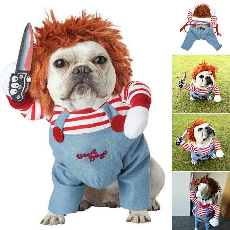 Halloween Pet Costume Pet Dog Funny Clothes Adjustable Dog Cosplay Cos