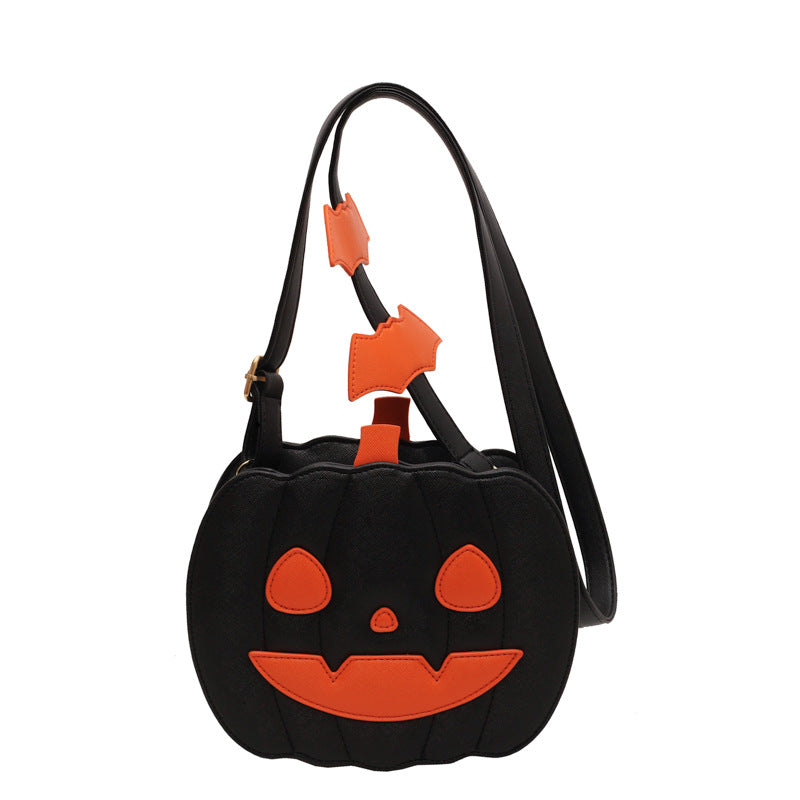 Halloween Bags Funny Pumpkin Cartoon Shoulder Crossbody Bag