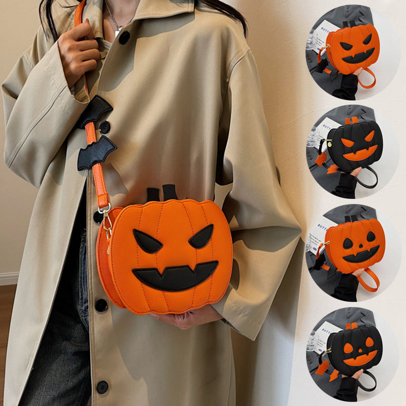 Halloween Bags Funny Pumpkin Cartoon Shoulder Crossbody Bag