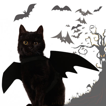 Halloween Costume Pet Bat Wing Pet Cosplay Prop Halloween Clothes Cat